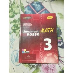 Libro scolastico lineamenti math rosso volume 3