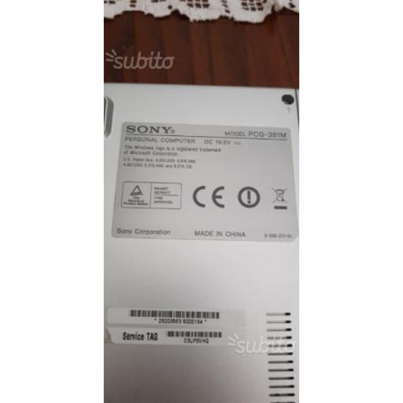 Notebook Sony Vaio