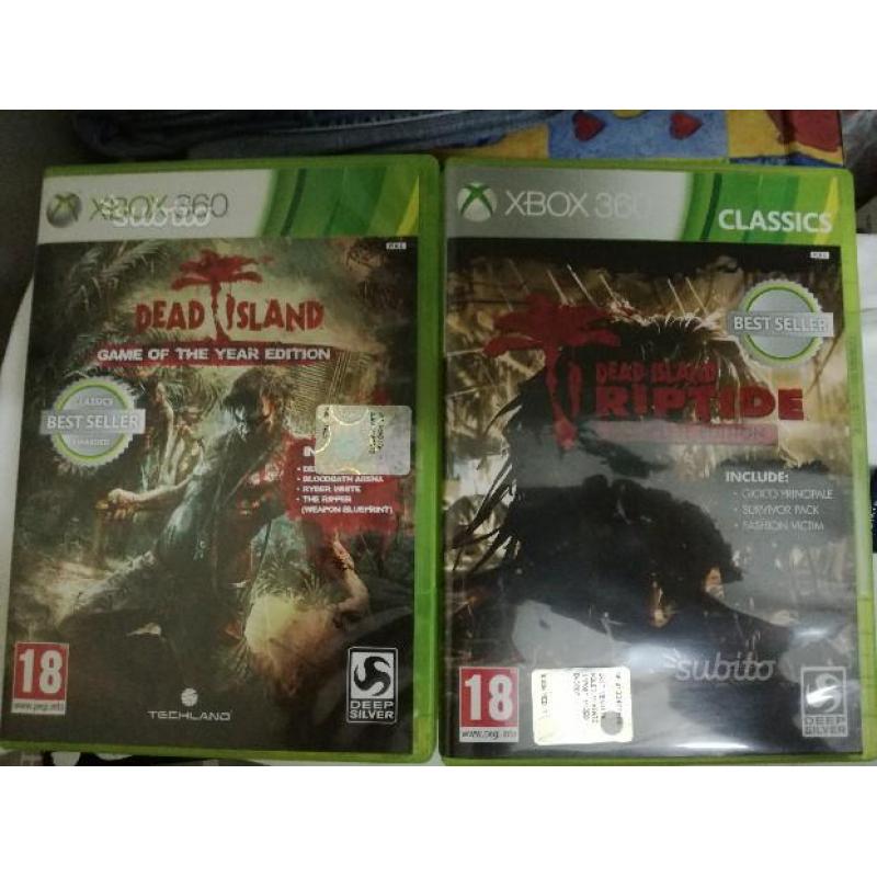 Dead island 1 e 2 xbox 360