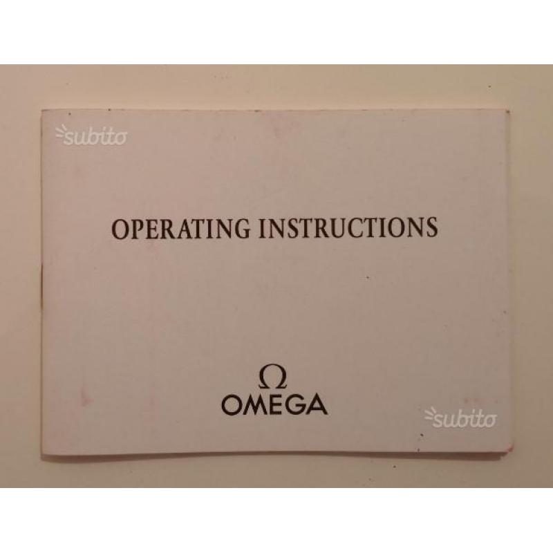 OMEGA libretto istruzioni calibro 651-652 Original