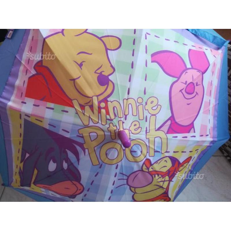 5 ombrelli nuovi Winnie the Pooh originali